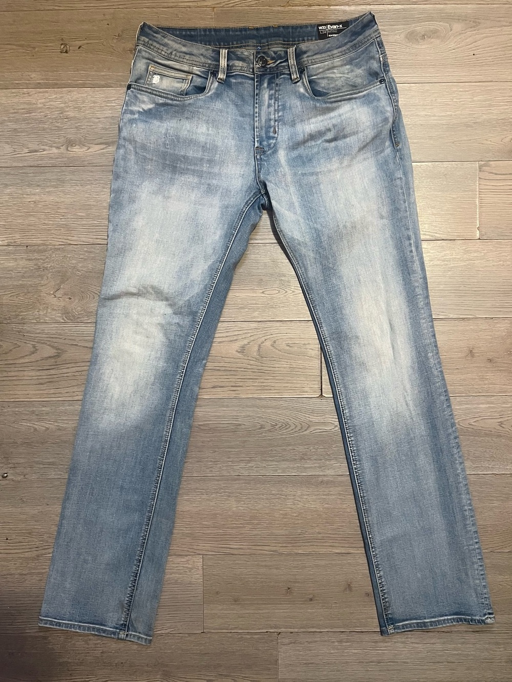 Buffalo David Bitton Evan-X Slim Straight Faded Jeans W33 L34